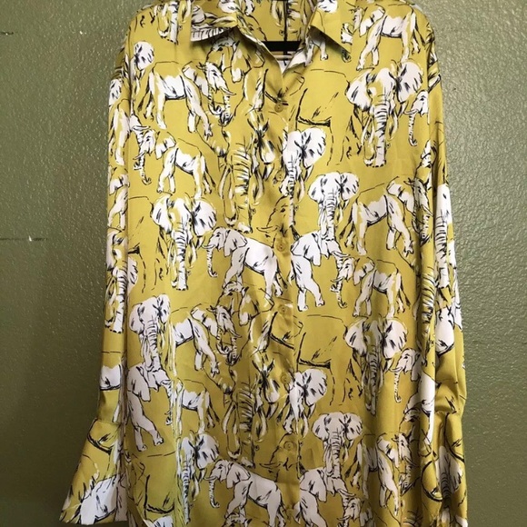 Zara elephant print top - Picture 4 of 7